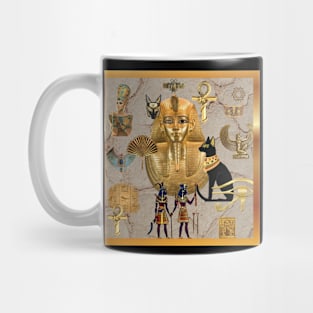 Egyptian Gold Collage Mug